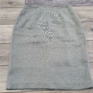 Amanda Smith Suits light gray business skirt vintage small